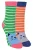 Set van 2 sokken met dierenprint voor meisjes | Miss Sparrow | Casual grappig patroon crew bamboe sokken | Grappige nieuwe sokken voor kinderen – Kitty Cats