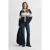 GANT Color Blocked Cardigan Evening Blue