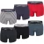 Happy Shorts Boxershorts heren multipack 6-pack grijs / gestreept