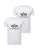 ALPHA INDUSTRIES Shirt  zwart / wit