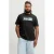 JACK & JONES PLUS SIZE regular fit T-shirt met print – zwart