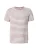 QS Shirt  lichtblauw / brokaat / wit