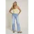 Para Mi high waist wide leg jeans light blue denim