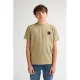 Petrol Industries T-shirt met backprint zand