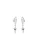 Luxenter Oorbellen ‘Mandra’  zilver