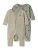NAME IT Nachtkledij  bruin / grijs / pastelgroen / wit