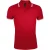 SOLS Heren Pasadena Poloshirt (Rood/Wit)