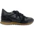 Valentino Garavani Rockrunner Lage Sneakers in Zwart Cali Leer