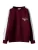 NAME IT Sweatshirt ‘NEHA’  bourgogne / wit
