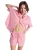 ROXY Broek ‘Lekeitio’  pink / wit