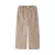 LIL’ ATELIER MINI straight regular waist casual broek lichtbruin broderie