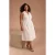 Trendyol Curve Dames Ecru Effen Midi Mouwloos Casual A-lijn Grote maten Jurk