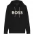 Hugo Hoodie voor heren met reliëflogo (Zwart)