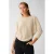 Shoeby top Glitter batwing zand