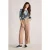 White Stuff Jodie Printed Foil Jumper Navy Print