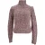 Ann Demeulemeester Kabelgebreide coltrui van roze wol