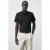 Mango Man regular fit gebreide polo – zwart