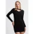 Ronde Hals Uitsnijding Lange Mouwen Mini Bodycon Jurk