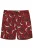 Men Plus Broek  beige / bordeaux / roestrood