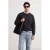 TRENDYOL MAN Heren Zwart Gestreept Lang Regular fit T-shirts