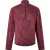 Boss Heren Desert Active T-shirt met halve rits en lange mouwen (Rood)