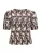 OBJECT Blouse ‘OBJMya’  bruin / wit