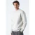 Geribde sweater met ronde hals