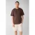 Shoeby Studio relaxed T-shirt donkerbruin