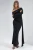 Asymmetrische Bodycon Maxi-jurk met Split