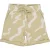 QPI Mini regular waist sweatshort beige met textuur
