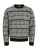 Jack & Jones Premium Trui ‘JPRBLUMAX FAIRISLE’  grijs / zwart
