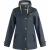 Schmuddelwedda Regenjas incus Dames marine licht grijs gem