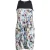 Mouwloze effen kleur & print jurk