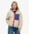 Vintage Fleece Jas Met Capuchon Crème