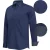 Cappuccino Italia Overhemden Regular Fit Overhemd Navy Blauw