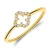 Lucardi Ring  goud / wit