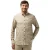 Overhemd State of Art beige geprint