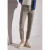 Street One Dames Satijnen broek in een casual pasvorm in Beige