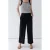 Caroll wide leg high waist casual broek met linnen