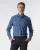 | Heren | Derby Casual Shirt Blue Bleached