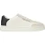 Armani Exchange Heren Leren Trainers (Ecru/Zwart)