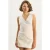Slim Fit V-hals Gilet met Striksluiting