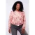 Exxcellent gebloemde blouse lichtroze