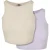 Urban Classics Dames ribbed crop top (set van 2)