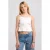 America Today top met peplum zonder mouwen – wit