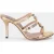 Moschino Goatskin Mules Gold