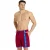 Arena Men’s  Icons Beach Bermuda Logo Burgundy-neon Blue