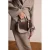 Manfield leren crossbody tas bruin