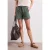 Mid Waist shorts van neteldoek