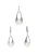 usha WHITE LABEL Sieraden set  zilver